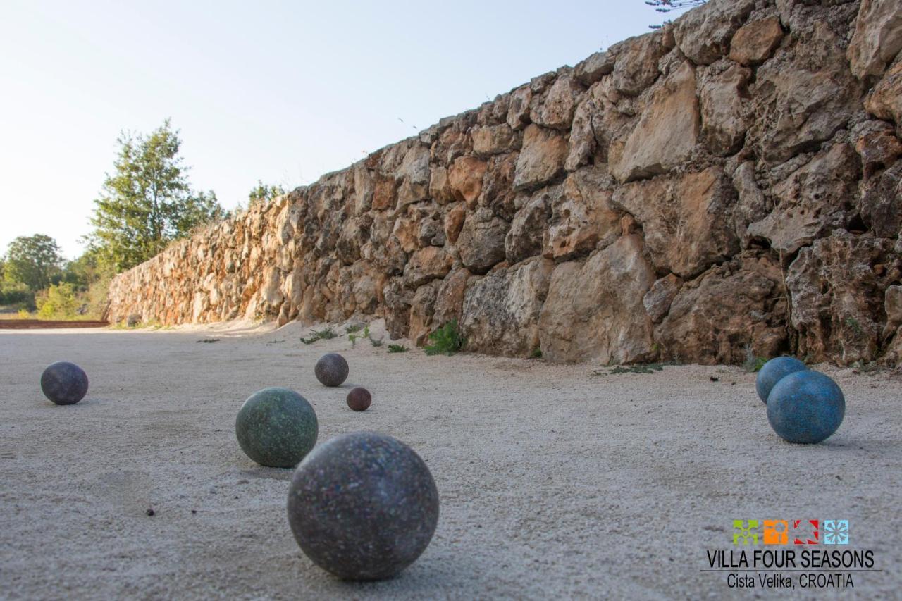 Villa Four Seasons, Heated Pool And 3 En-Suite Bathrooms Velika Cista  Exterior photo
