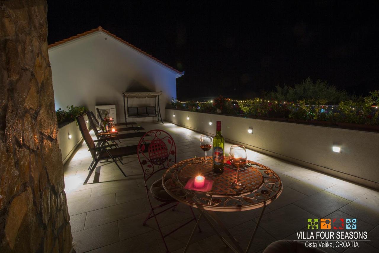 Villa Four Seasons, Heated Pool And 3 En-Suite Bathrooms Velika Cista  Exterior photo